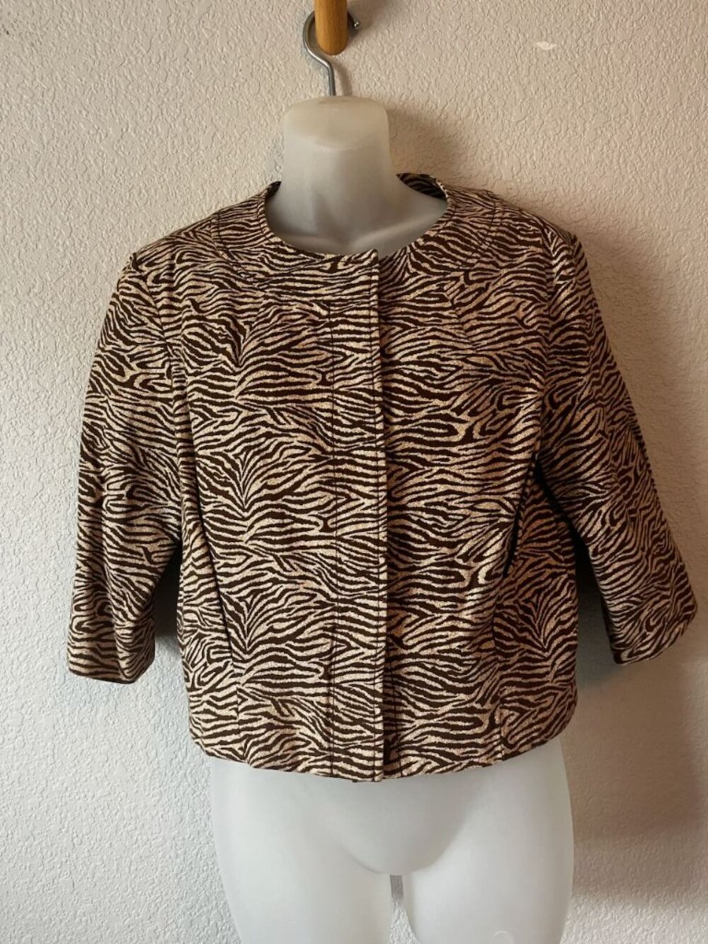 Michael Kors Zebra Print Jacket P/M